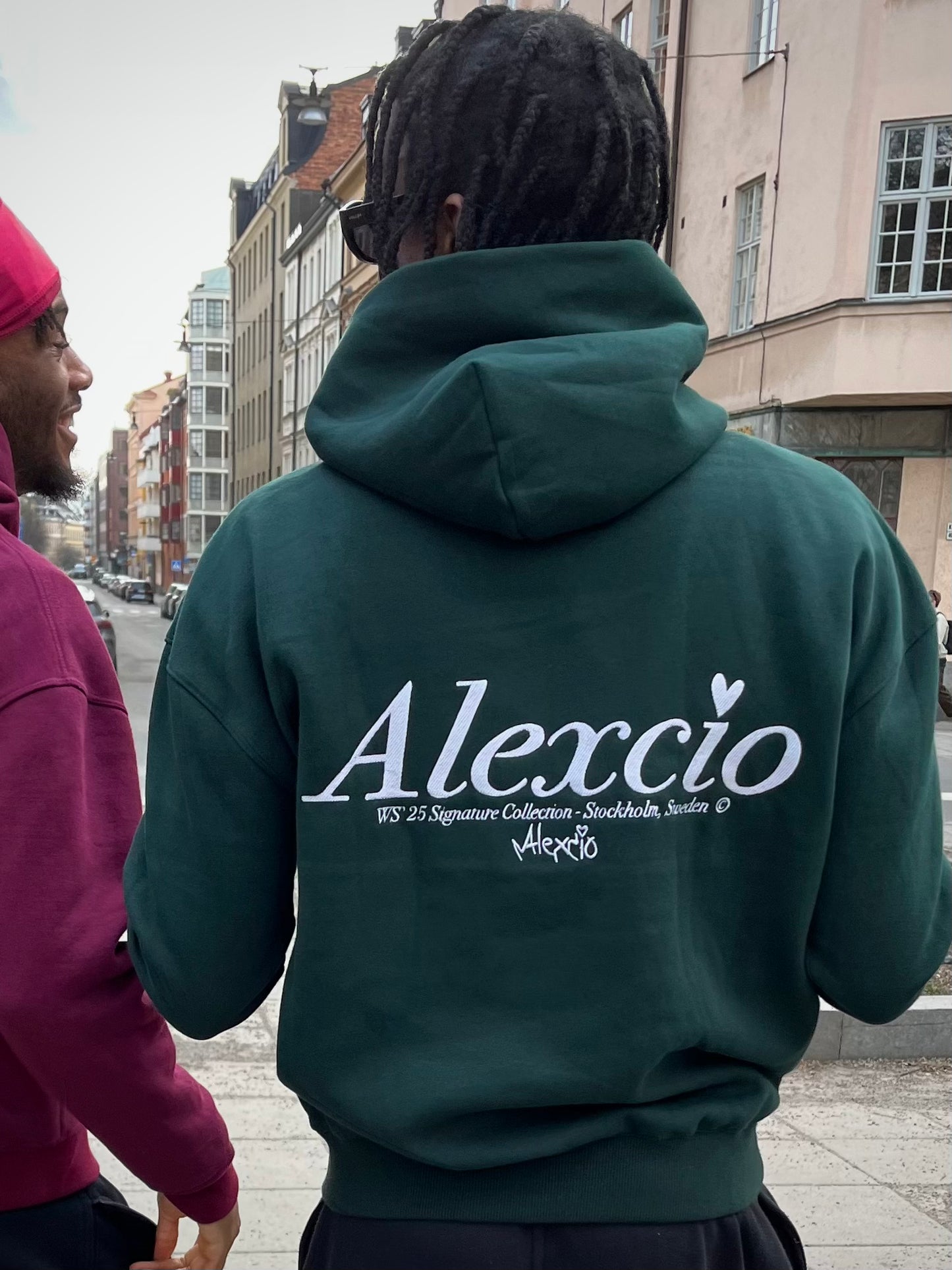Alexcio Signature hoodie - Forrest Green
