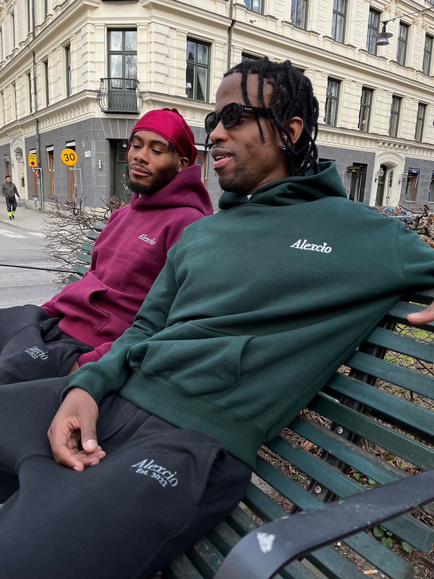 Alexcio Signature hoodie - Forrest Green
