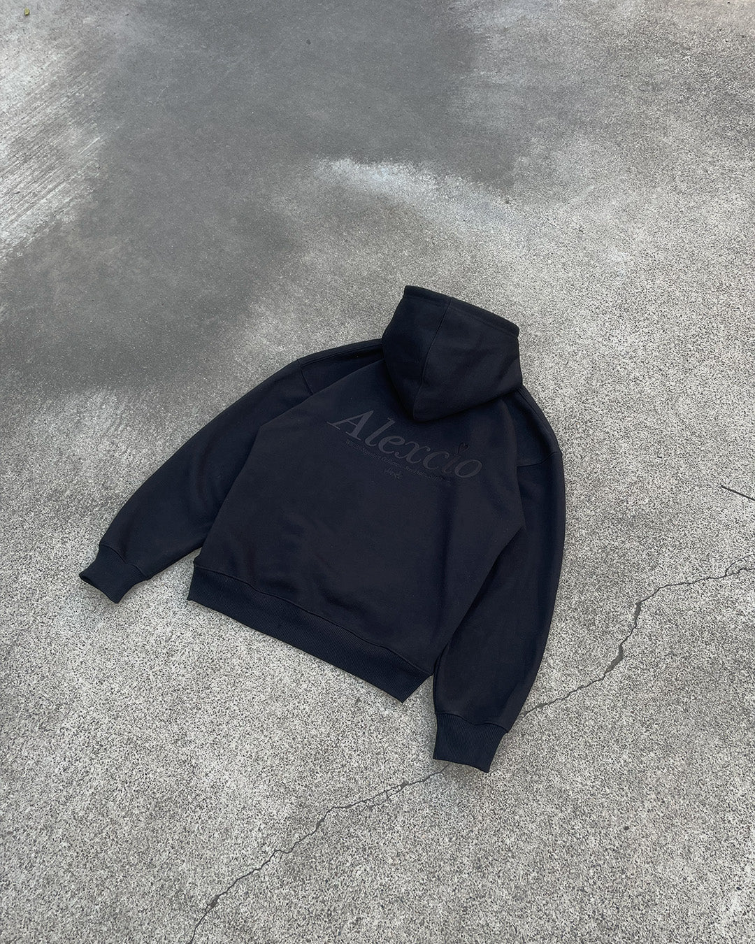 Alexcio Signature hoodie - Black