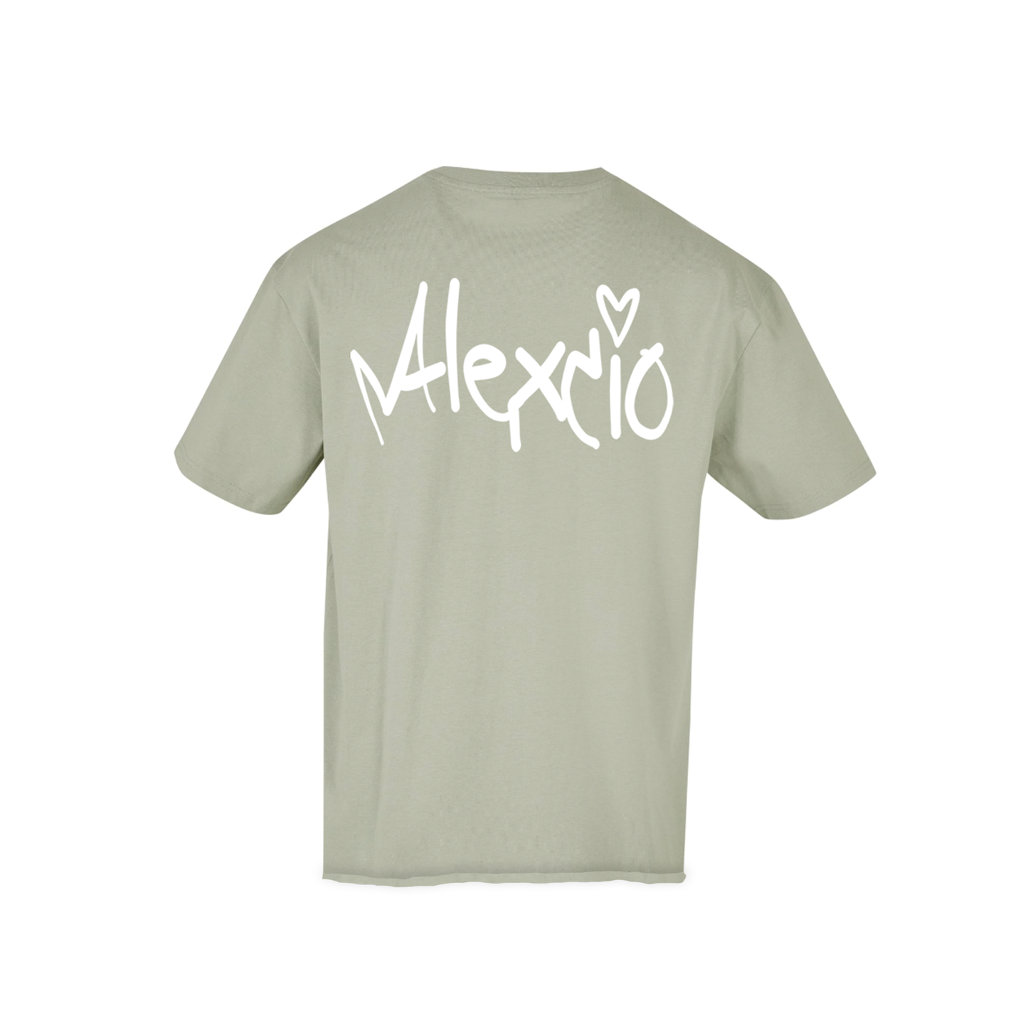 Alexcio flared t-shirt - soft salvia