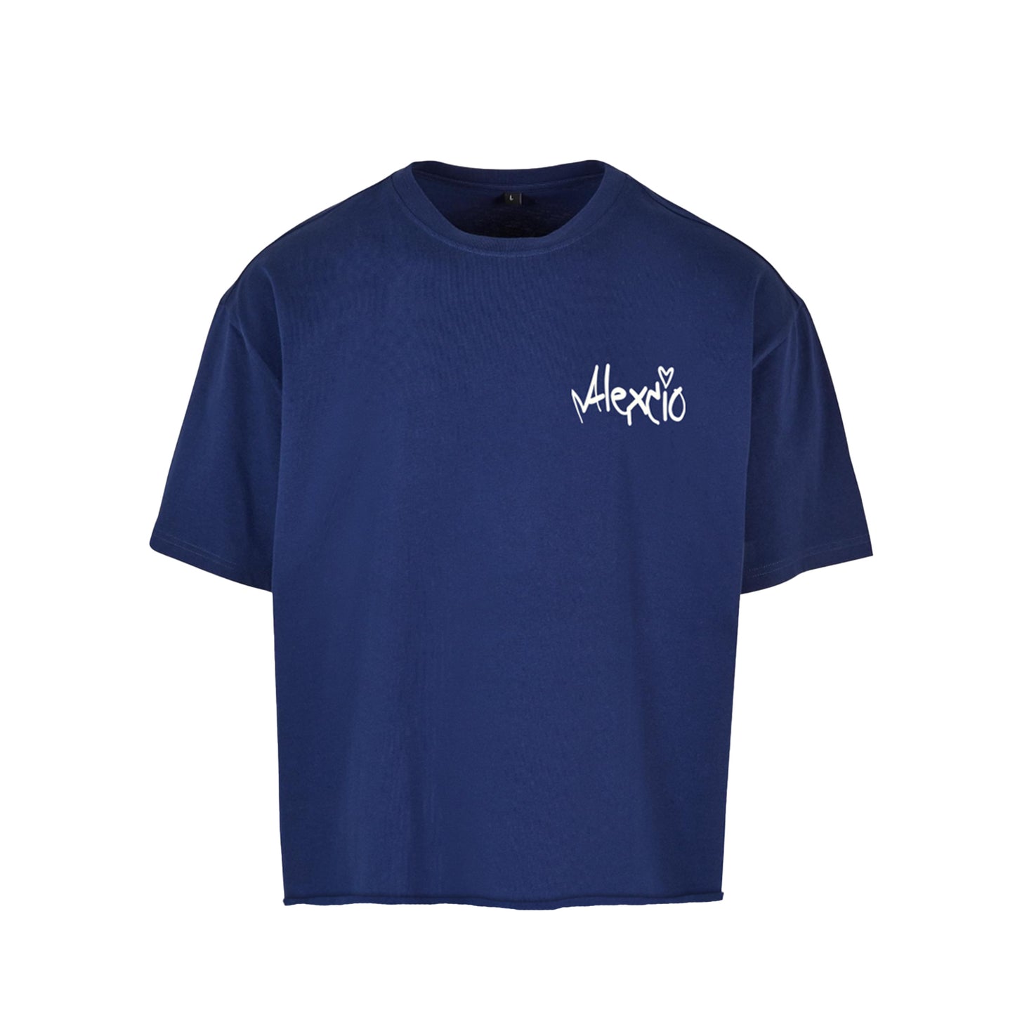 Alexcio flared tee navy blue