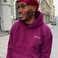 Alexcio Signature hoodie - Burgundy red