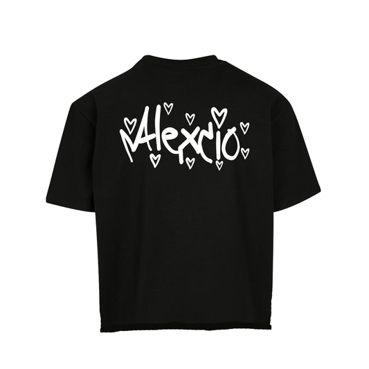 Alexcio flared tee black