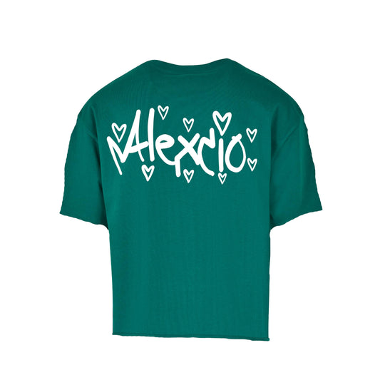 Alexcio flared tee green