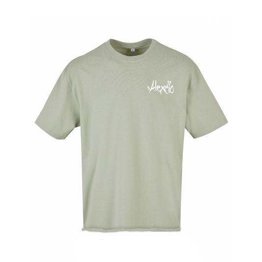 Alexcio flared t-shirt - soft salvia