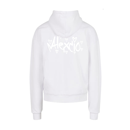 Alexcio hoodie white